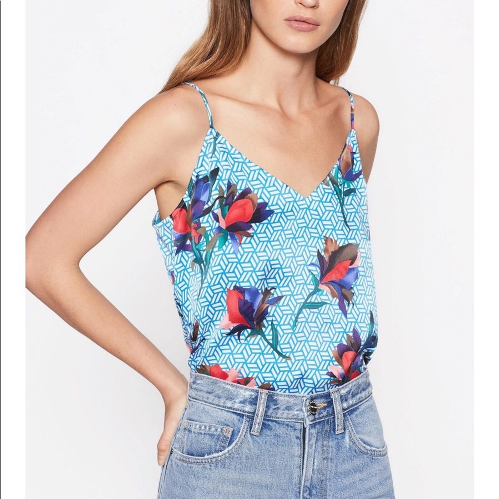 Equipment 100% Silk Layla Camisole Brilliant Blue